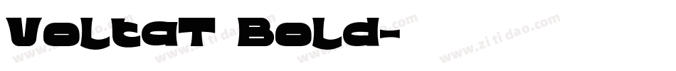 VoltaT Bold字体转换